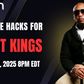 Lifestyle Hacks For Short Kings webinar & replay, w/Obsidian