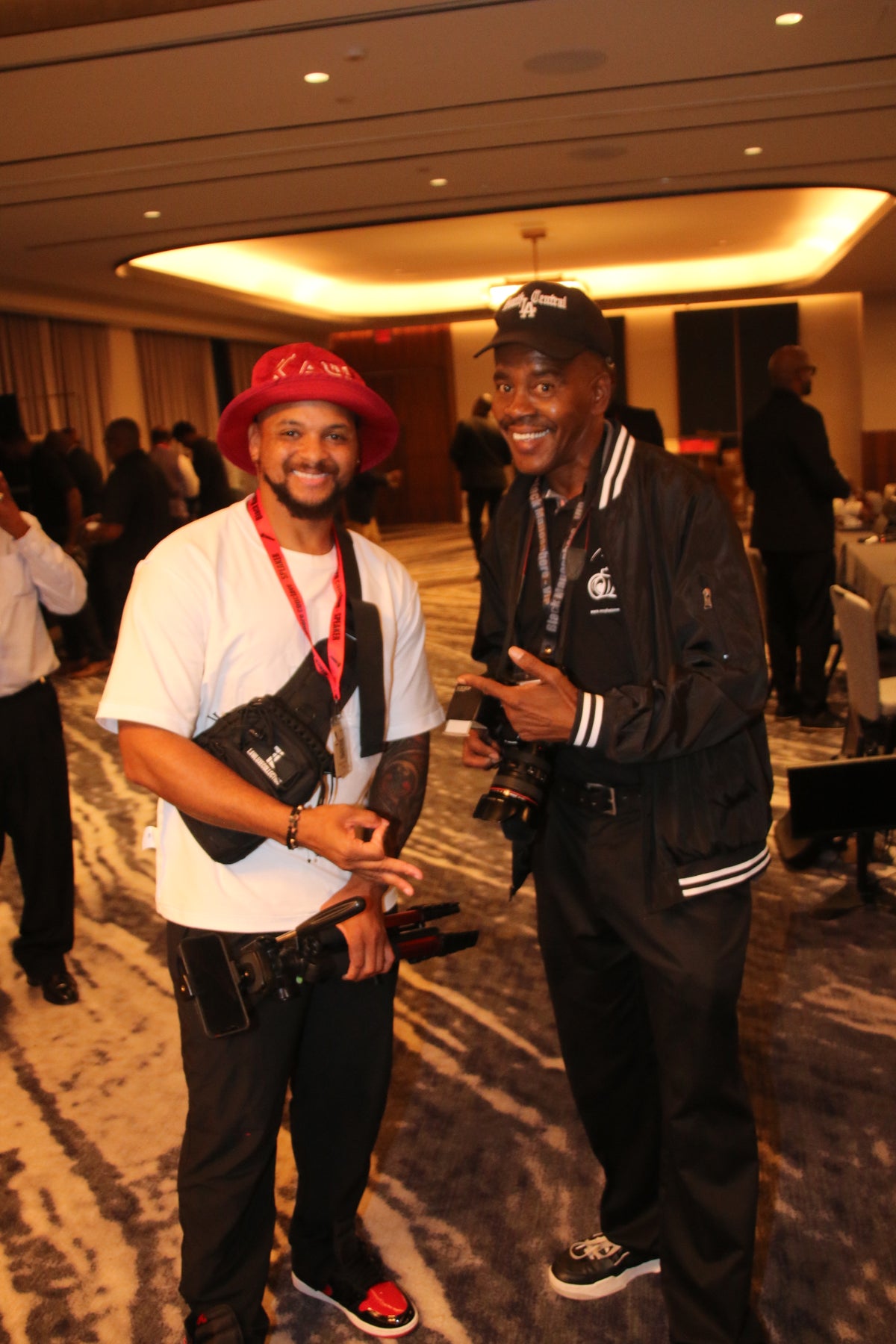 Black Manosphere Conclave attendees listening during an educational session