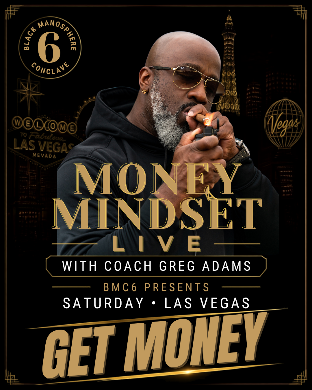 Money Mindset Live with Coach Greg Adams at Black Manosphere Conclave 6